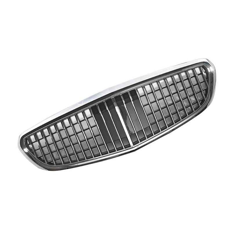 Car Craft Compatible With Mercedes Benz C Class W205 C205 Coupe 2015-2018 Upgrade Front Bumper Amg C63 Show Grill Without Camera Hole Maybach Style Gc