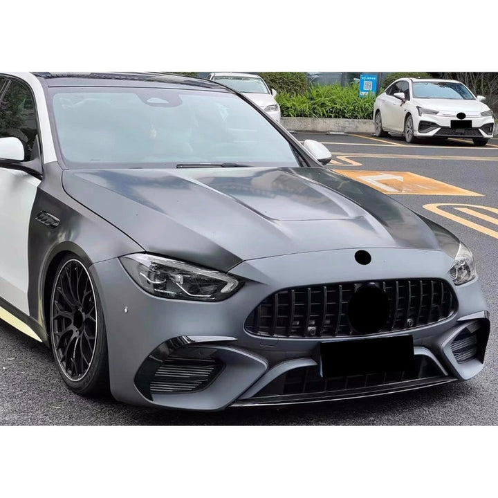 Car Craft Compatible With Mercedes Benz C Class W206 2022-2025 Front Bonnet Engine Hood Amg C63 Aluminum Gc W206-009