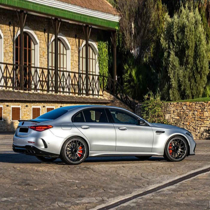 Car Craft Compatible With Mercedes Benz C Class W206 2022-2025 Amg Rear Bumper Upgrade Convert To Amg Amg C63 After Rear Lip Diffuser Gc W206-005