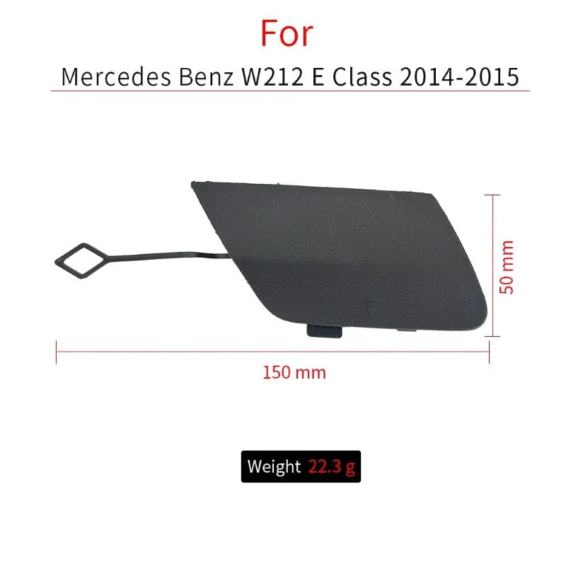 Car Craft Compatible With Mercedes E Class W212 Lci 2012-2015 Rear Bumper Trailer Tow Towing Hook Hole Cover 2128850356 Black - CAR CRAFT INDIA