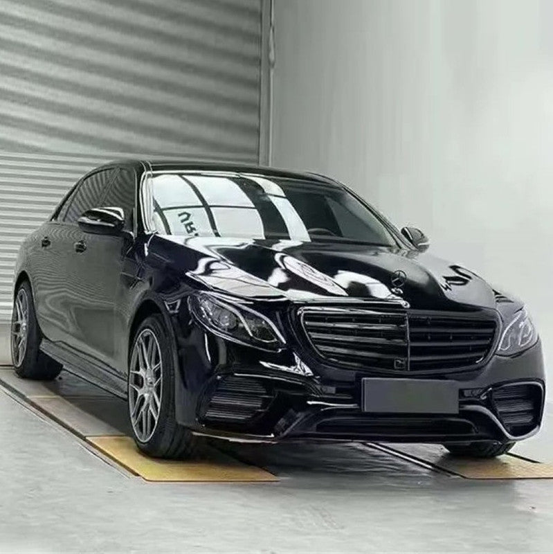 Car Craft Compatible With Mercedes Benz E Class W213 2016-2020 Upgrade Facelift Convert To Amg E63 Classic Amg63 Bodykit Front Bumper Skirt Trim Gc W213-013