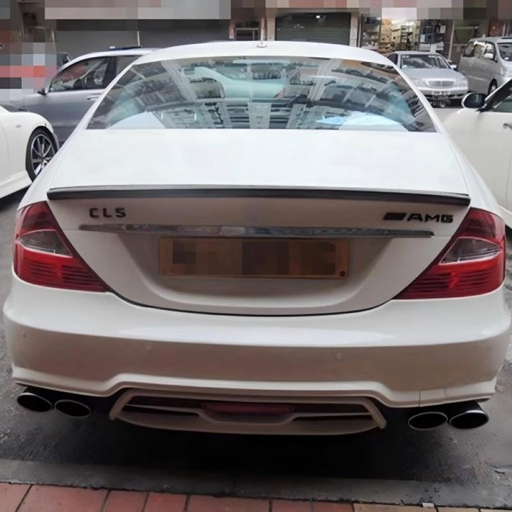 Car Craft Compatible With Mercedes Benz Cls W219 2005-2010 Rear Trunk Wing Boot Lip Spoiler Amg Style Ar-benz-0118 Gb Glossy Black CC-8570
