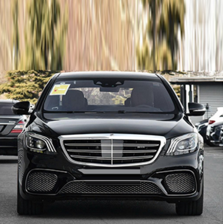 Car Craft Compatible With Mercedes Benz S Class W222 Lci 2018-2020 Upgrade Convert To S Class S65amg Amg65 S65 Amg Front Bumper Bodykit Skirt Splitter Trim Gc W222-008