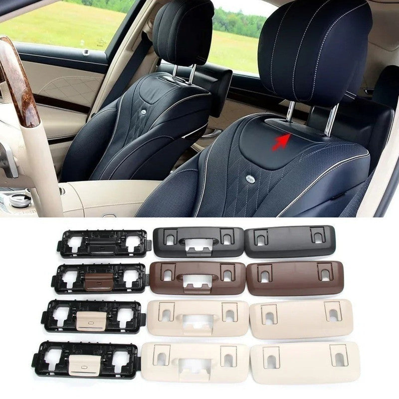 Car Craft Compatible With Mercedes Benz S Class W222 2014-2020 Seat Headrest Backrest Adjustment Clamp Cover 22291013128r73 Light Beige Pessenger Side CC-9061