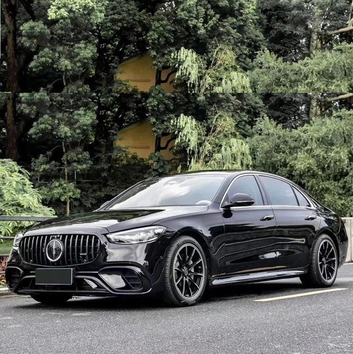 Car Craft Compatible With Mercedes Benz S Class W222 2016-2022 Upgraded Convert Facelift To S Class W223 2023+ Amg S63 Style Bodykit Bumper Headlight Taillight Hood Fender With Door CC-6615 - CAR CRAFT INDIA