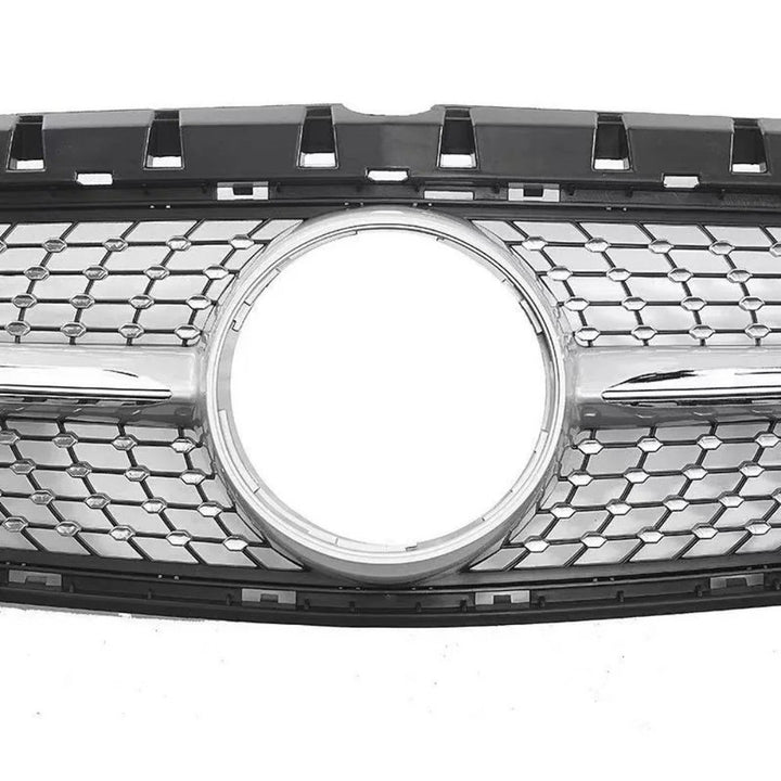 Car Craft Compatible With Mercedes Benz B Class W246 2015-20018 Front Bumper Show Grill Amg Diamond Black