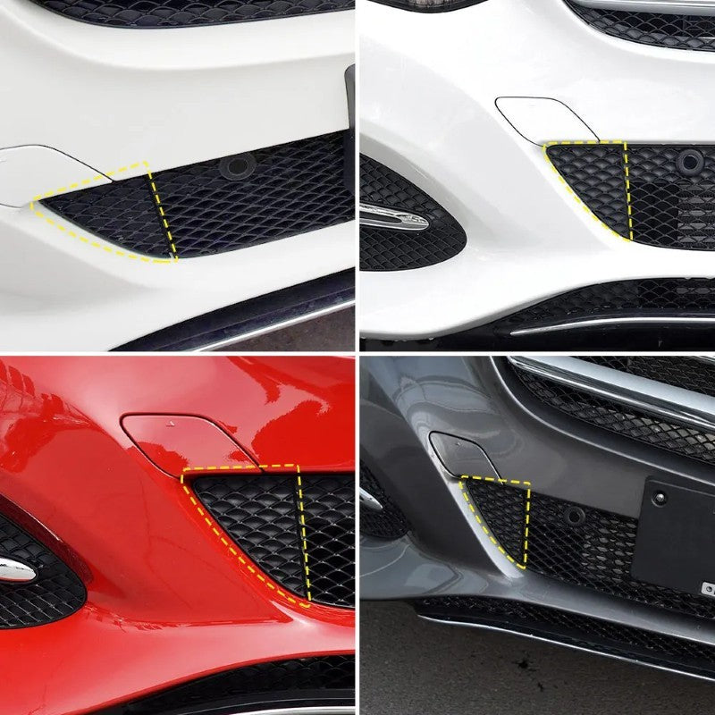 Car Craft Compatible With Mercedes B Class W246 2014-2019 Rear Bumper Gril Cover Trailer Tow Towing Hook Hole Cover Left 2468852422 Black - CAR CRAFT INDIA