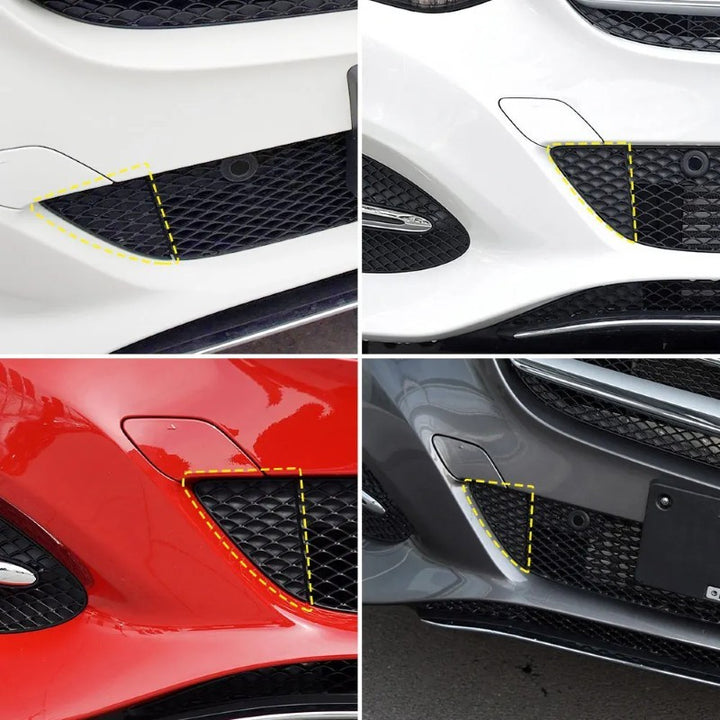 Car Craft Compatible With Mercedes B Class W246 2014-2019 Rear Bumper Gril Cover Trailer Tow Towing Hook Hole Cover Left 2468852422 Black - CAR CRAFT INDIA