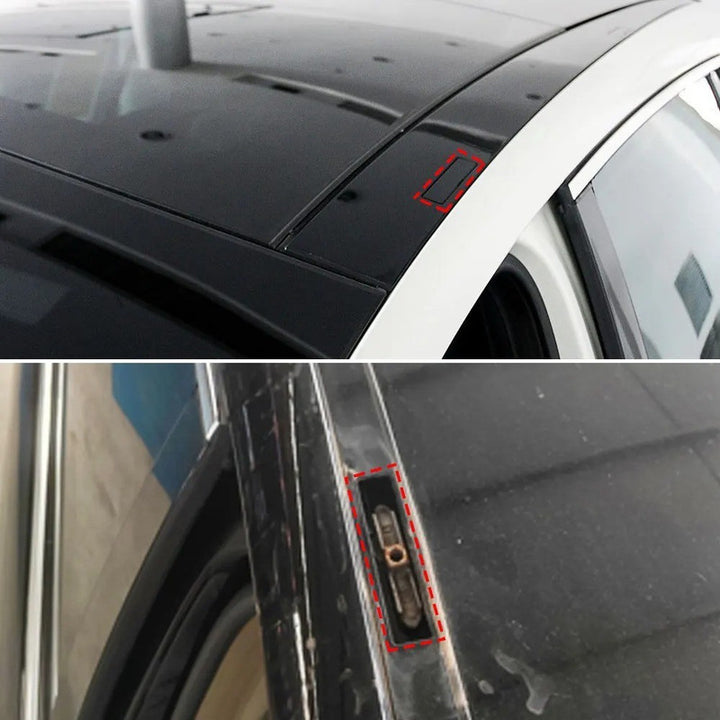 Car Craft Compatible With Mercedes Benz R Classs W251 2006-2017 Roof Rail Racks Cap Cover Shell Roof Side Garnish Lid Luggage Rack Cover 2516902380 Unpainted Model B