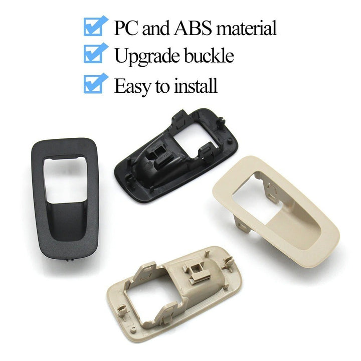 Car Craft Compatible With Mercedes Glc W253 2016-2024 Car Interior Handbrake Parking Brake Switch Button Outer Cover Panel Trim 2059056603-c2-r Light Beige