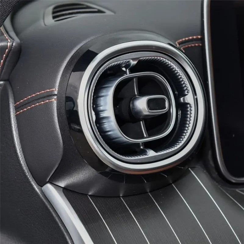 Car Craft Compatible With Mercedes Benz C Class W206 2022-2026 Glc X254 W254 2022-2026 Car Dashboard Ac Vent Outlet Assembly Air Conditioner Outlet Grille Panel Slider Trim 2548302903 Left - CAR CRAFT INDIA