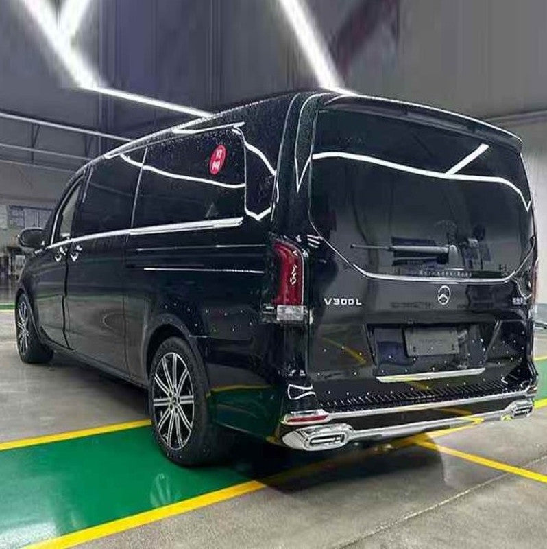 Car Craft Compatible With Mercedes Benz V Class Vito W446 W447 W448 2014-2024 Upgrade Facelift Convert To Maybach Style Bodykit Front Rear Bumper Hood Grill Fog Exhaust Pipe Tips B2 - CAR CRAFT INDIA