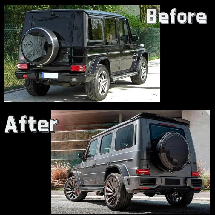 Car Craft Compatible With Mercedes Benz G Class G Wagon G63 G55 W463 2007-2018 Car Rear Upgraded Tail Light Lamp Xenon Taillight Retrofit Upgrade Modified Led Drl Hid Light Smoke Shy - CAR CRAFT INDIA