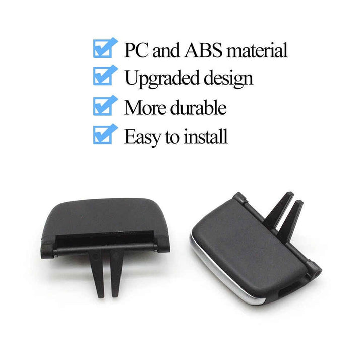 Car Craft Compatible With Volvo Xc90 2015-2026 V90 2016-2025 S90 2015-2026 Car Rear Air Conditioning Outlet Tab Clip B Pillar Ac Vent Grille Slider 31497122-1