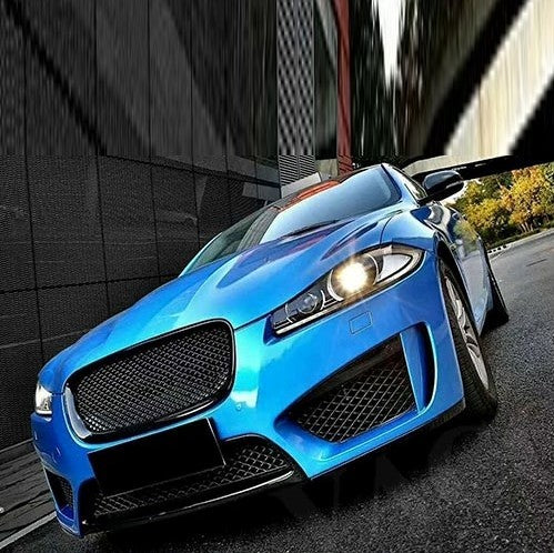 Car Craft Compatible With Jaguar Xf Xfs 2011-2015 Bodykit Upgrade To Xfr Xfr-s Style Bodykit Bumper Front Rear Lip Diffuser Exhaust Tip Splitter Grill CC-4838 - CAR CRAFT INDIA