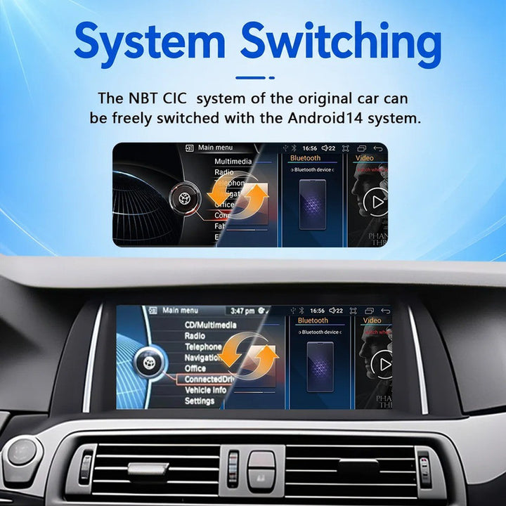 Car Craft Compatible With Bmw 5 Series F10 2010-2017 Android Multimedia Infotainment Player With Wireless Carplay And Android Auto 4+64gb Gb Nbt 10.20 Inch