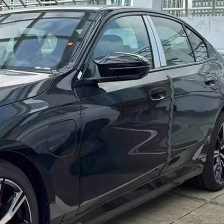 Car Craft Compatible With Bmw 5 Series I5 G60 G68 2024+ 7 Series G70 2024+ Side Rear View Horn Mirror Cover M5 Style Rhd Car Glossy Black G60/68-009/010 Gb Gc