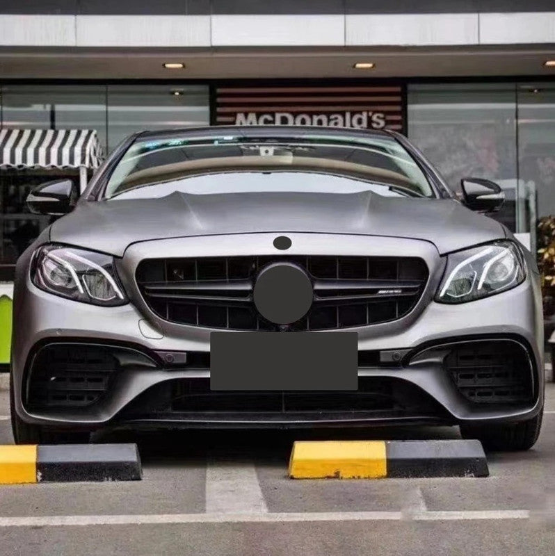 Car Craft Compatible With Mercedes Benz E Class W213 2016-2020 Upgrade Facelift Convert To Amg E63 Amg63 Bodykit Front Bumper Skirt Trim Gc W213 C238-005