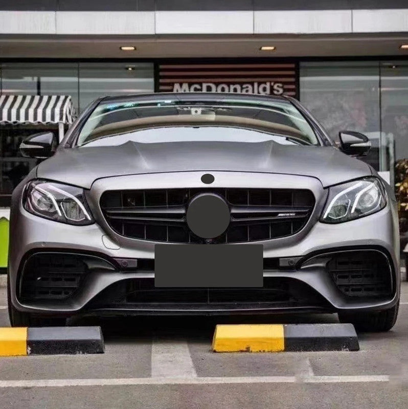 Car Craft Compatible With Mercedes Benz E Class W213 2016-2020 Upgrade Facelift Convert To Amg E63 Amg63 Bodykit Front Rear Bumper Exhaust Pipe Tip Diffsuer Trim Side Skirt