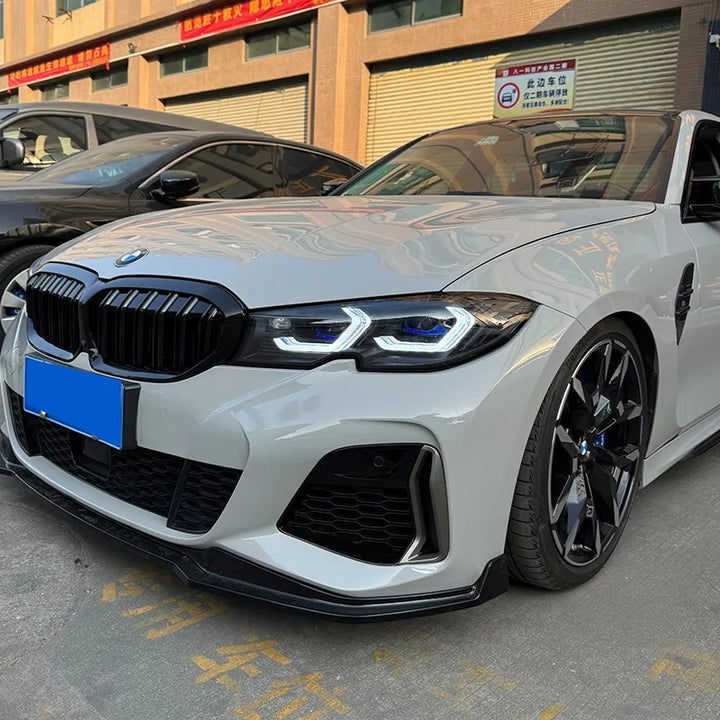 Car Craft Compatible With Bmw 3 Series G20 2019-2022 Car Front Upgraded Head Light Lamp Xenon Headlight Retrofit Upgrade Modified Led Drl Hid G80 Style With Yelllow Drl