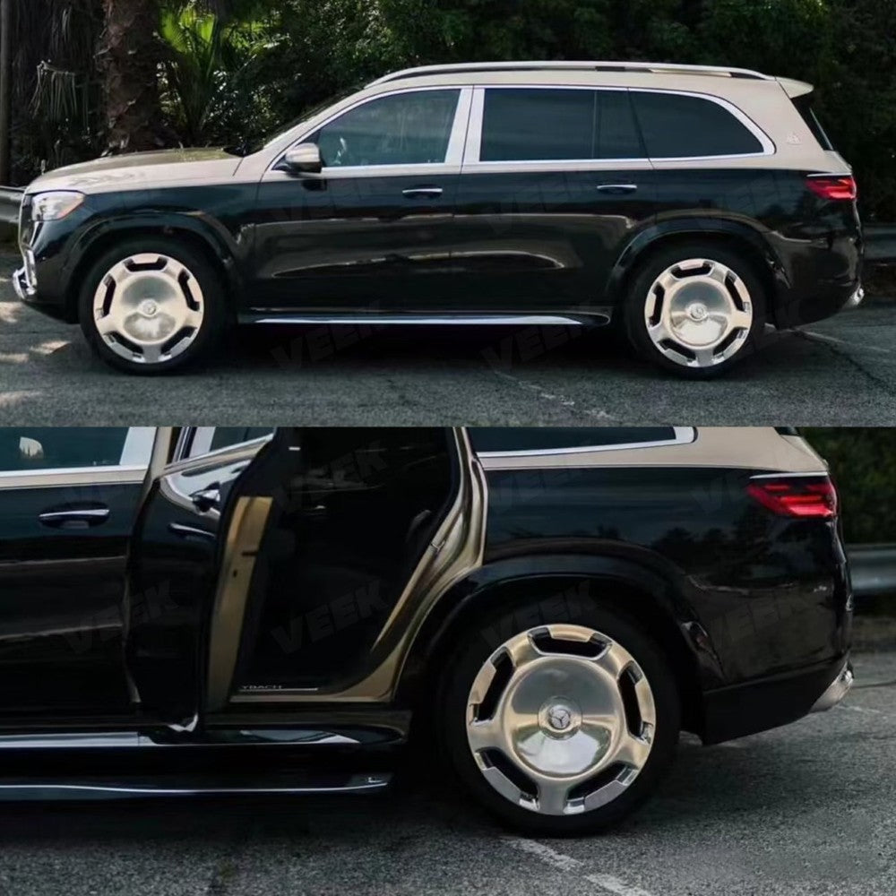Car Craft Compatible With Mercedes G Class Glc Gle Gls G Wagon W464 W463 W465 W254 X254 W166 X166 W167 X167 Forged Alloy Wheel Macwheel Rim Maybach Style Front 21x10 Rear 21x11 Et Front 40 Rear 42 Pcd Front 5/112 Cb 66.5 21 Inch