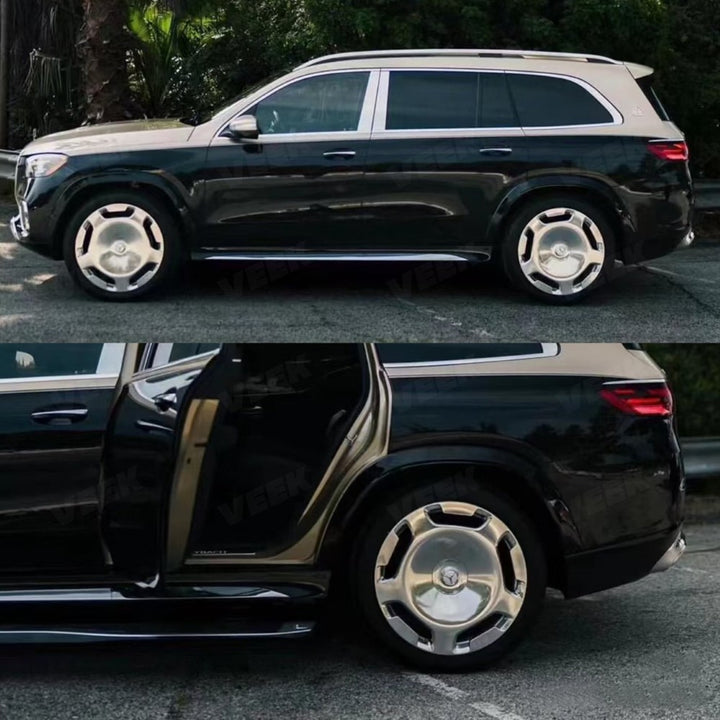 Car Craft Compatible With Mercedes G Class Glc Gle Gls G Wagon W464 W463 W465 W254 X254 W166 X166 W167 X167 Forged Alloy Wheel Macwheel Rim Maybach Style Front 21x10 Rear 21x11 Et Front 40 Rear 42 Pcd Front 5/112 Cb 66.5 21 Inch