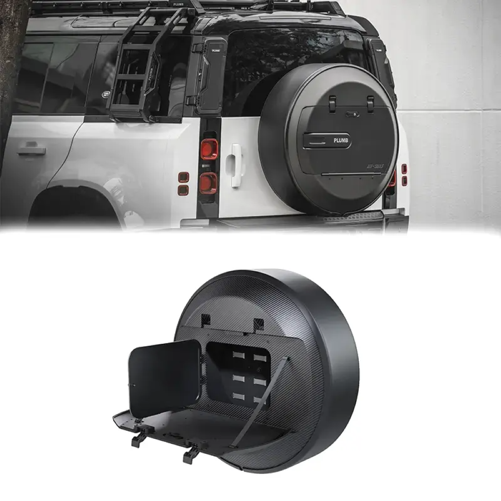 Car Craft Compatible With Range Land Rover Defender 2020-2025 Plumb M-one Spare Tire Cover Integration Kit Plumb-010 - CAR CRAFT INDIA