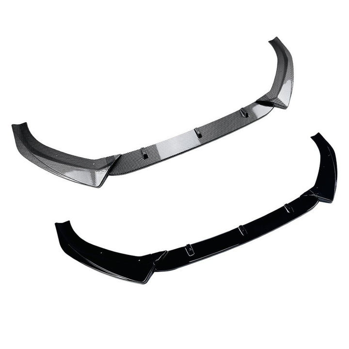Car Craft Compatible With Audi A3 8v Facelift S Line 2017-2020 Front Bumper Lip Skirt Splitter Spoiler Zst-985 Glossy Black