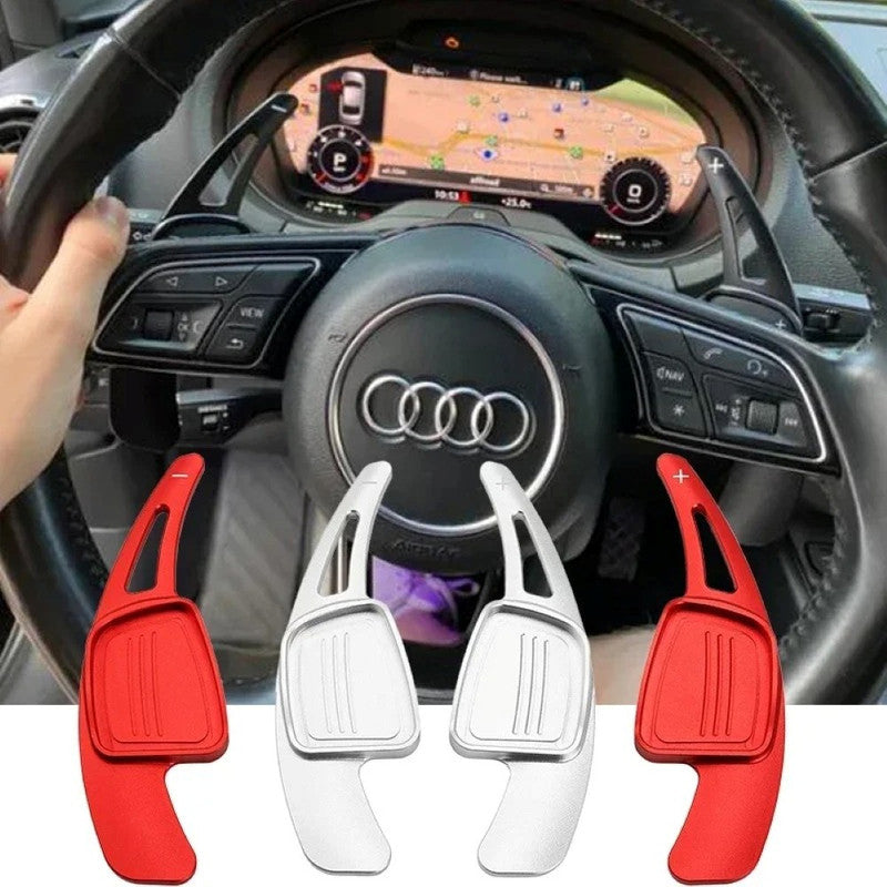 Car Craft Paddle Shifter Compatible With Audi A3 S3 2017-2019 A4 2017-2019 A5 S5 2017-2019 A8 2018 Q5 2018 R8 2018 Q7 2016 2019 Tt 2015-2019 Paddle Shifter Red Btbp-011