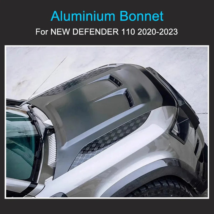 Car Craft Compatible With Range Land Rover Defender 90 110 130 L663 Lr129997 2020+ Front Hood Bonnet Alluminium - CAR CRAFT INDIA