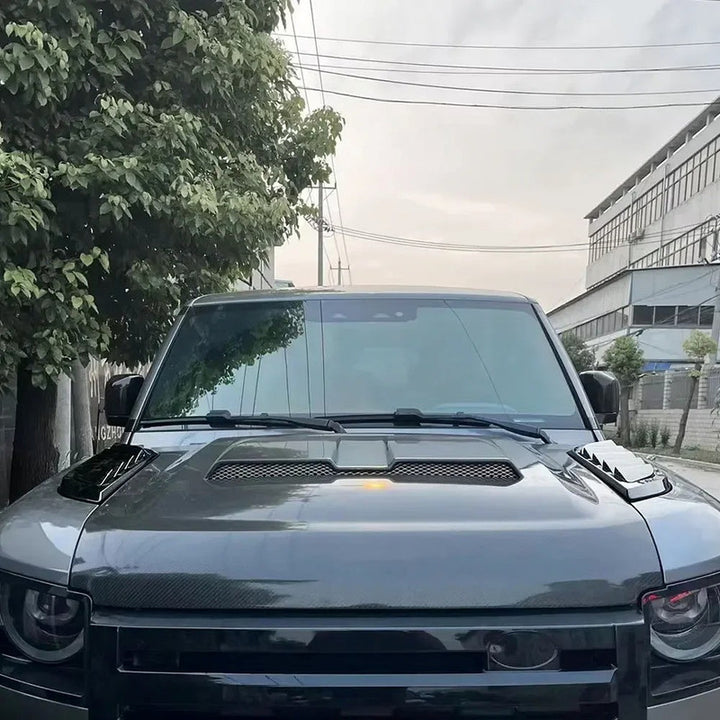 Car Craft Compatible With Range Land Rover Defender 90 110 L663 Lr129997 2020+ Bonnot Hood Air Vent Trim Flap Model B - CAR CRAFT INDIA