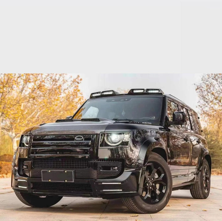 Car Craft Compatible With Range Land Rover Defender 90 110 130 L663 Lr129997 2020+ Upgrade Convert Facelift To Lumma Front Rear Bumper With Bodykit Splitter Skirts Lip Wheel Arch Lumma Style - CAR CRAFT INDIA