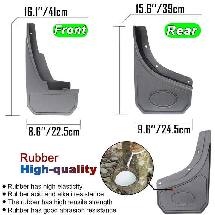Car Craft Compatible With Range Land Rover Defender 130 L663 Lr129997 2020+ Mudflaps Mud Flaps Splash Car Fender Mudguard Big - CAR CRAFT INDIA