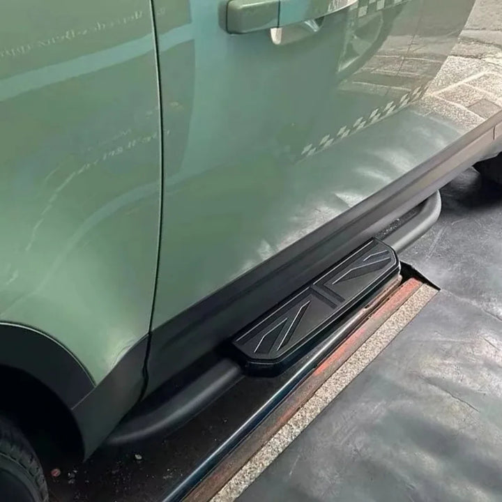 Car Craft Compatible With Range Land Rover Defender 90 L663 Lr129997 2020+ Non-slip Fixed Side Step Running Board Uk Flag 2 Door - CAR CRAFT INDIA