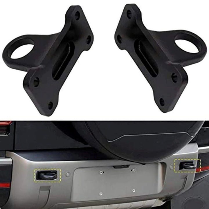 Car Craft Compatible With Range Land Rover Defender 90 110 L663 Lr129997 2020+ Rear Bumper Heavy Duty Trailer Hitch Tow Towing Hook Red - CAR CRAFT INDIA