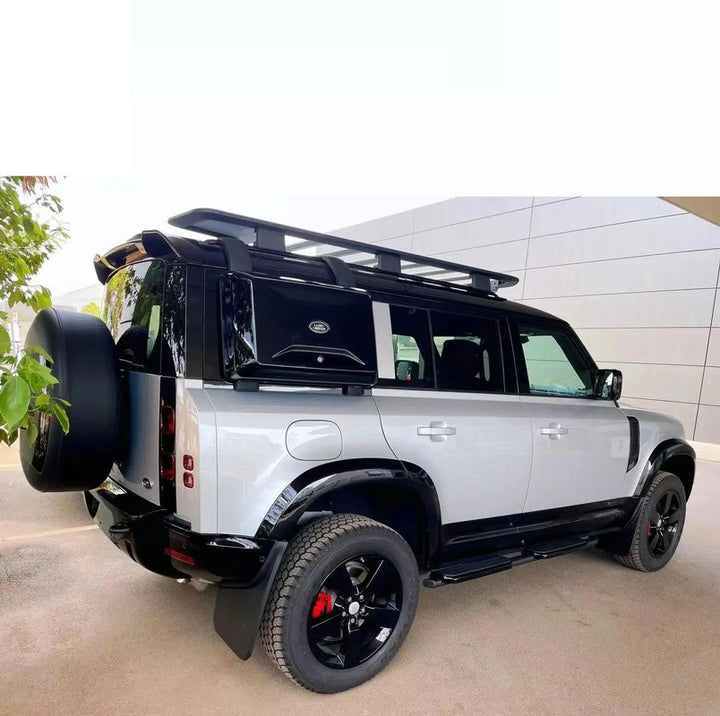 Car Craft Compatible With Range Land Rover Defender 90 L663 Lr129997 2020+ Wide Style Body Kit Upgrade Wheel Arches Extension Trims 2 Door 90 Glossy Black - CAR CRAFT INDIA