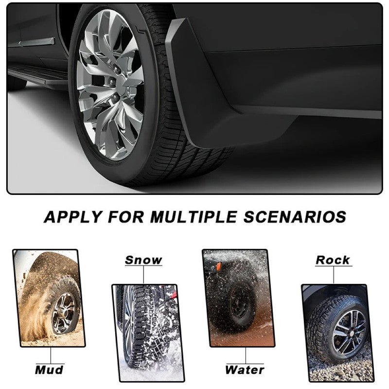 Car Craft Compatible With Bmw 5 Series E60 2007-2009 Rear Car Tire Mudflaps Mud Flap Mud Guard Fender Splash Guard Bm1010