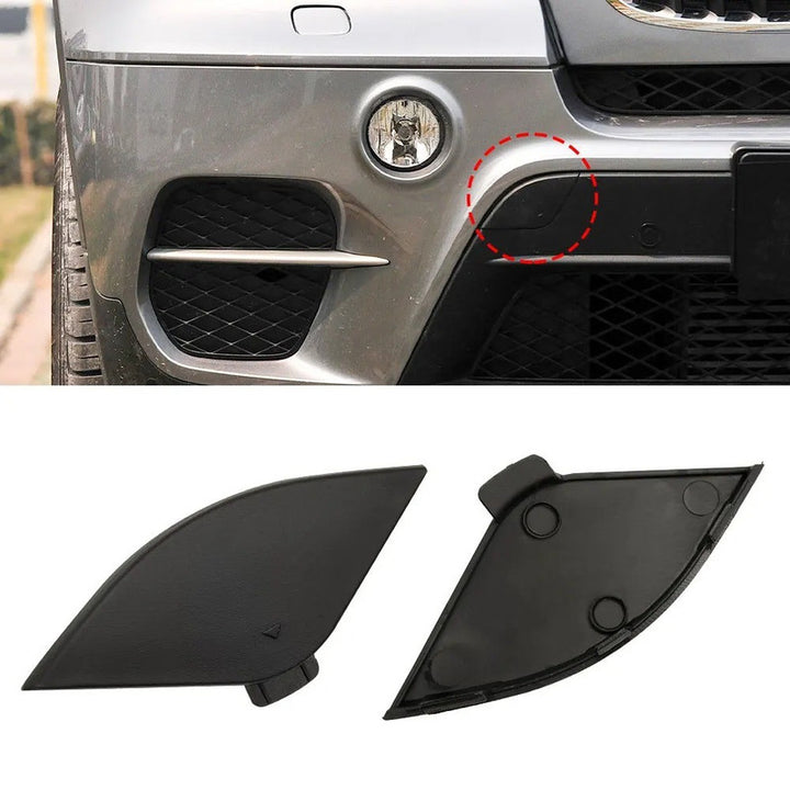 Car Craft Compatible With Bmw X5 E70 Lci 2011-2014 Front Bumper Tow Hook Towing Tochan Trailer Cover 51117222744 Unpainted - CAR CRAFT INDIA