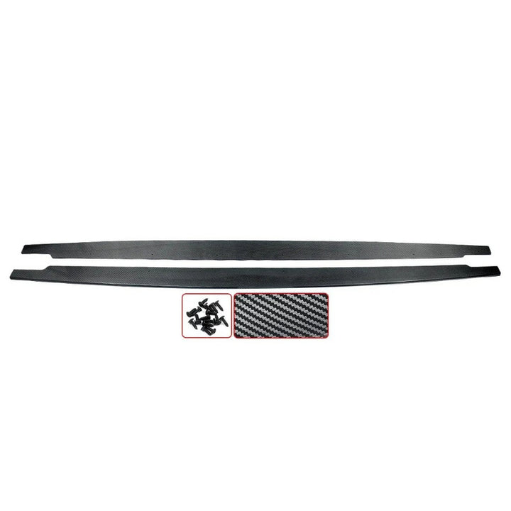 Car Craft Compatible With Bmw 3 Series E90 E91 E92 2005-2012 Side Skirt Extension Splitter Mp Style Ar-bm-0276 Cf Carbon Fiber Look CC-8558 - CAR CRAFT INDIA