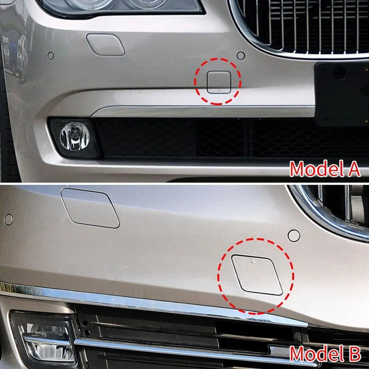 Car Craft Compatible With Bmw 7 Series F02 Lci 2013-2015 Front Bumper Tow Hook Towing Tochan Trailer Cover 51117335048 Unpainted B - CAR CRAFT INDIA