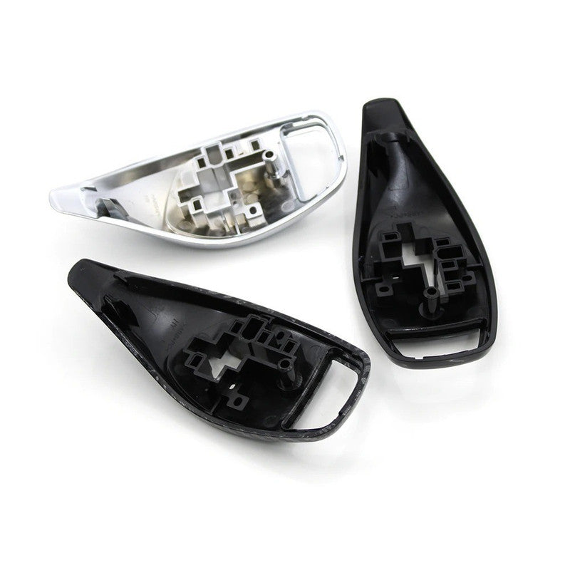 Car Craft Compatible With Bmw 1 2 3 4 5 6 7 Series F20 F22 F30 F34 14-18 F32 14-18 F10 F07 F12 F06 13-17 F01 F02 09-15 X3 X4 F25 F26 13-16 Gear Shift Knob Trim Cover 61319252141-a3-1 Silver Chrome CC-7828 - CAR CRAFT INDIA