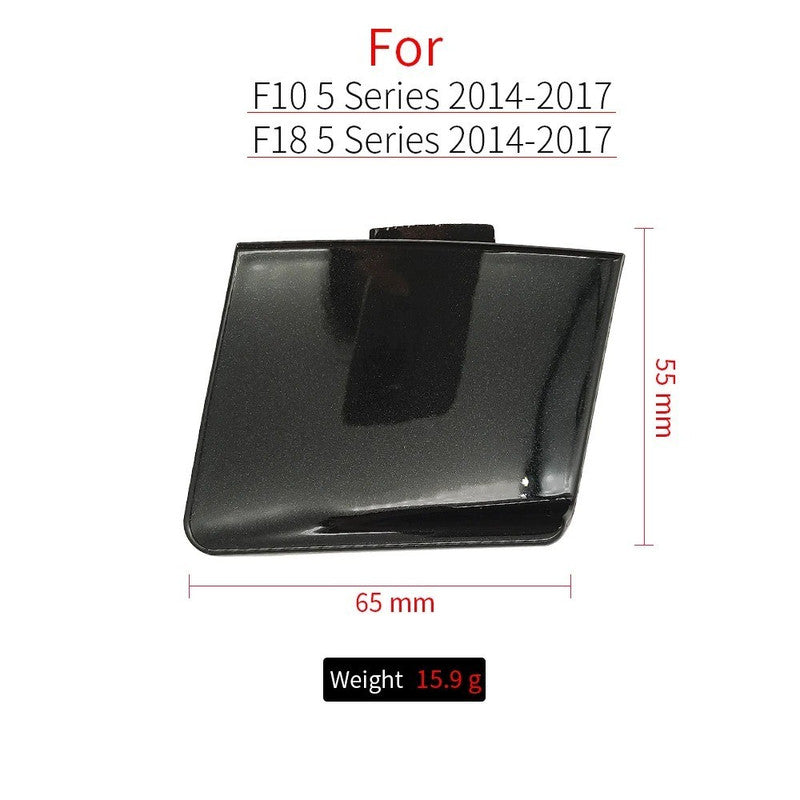 Car Craft Compatible With Bmw 5 Series F10 Lci 2014-2017 Rear Bumper Tow Hook Towing Tochan Trailer Cover 51127332777 Unpainted B - CAR CRAFT INDIA