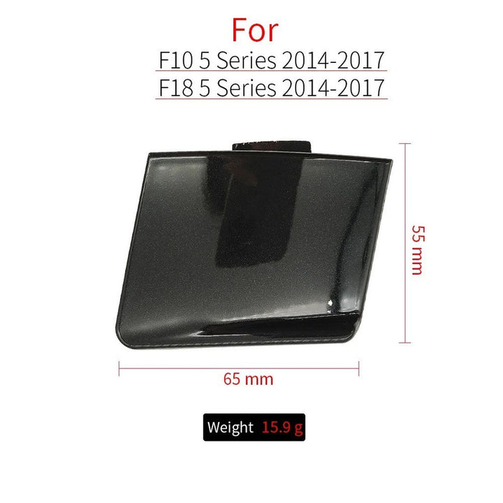 Car Craft Compatible With Bmw 5 Series F10 Lci 2014-2017 Rear Bumper Tow Hook Towing Tochan Trailer Cover 51127332777 Unpainted B - CAR CRAFT INDIA