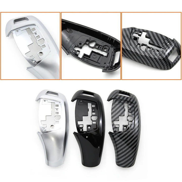 Car Craft Compatible With Bmw X5 X6 Series F15 F16 2014-2018 Car Gear Shifter Leaver Knob Shift Lever Cover Replacement 61319346826-a-1 Model A Silver Chrome CC-7813 - CAR CRAFT INDIA