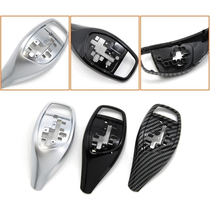 Car Craft Compatible With Bmw X5 X6 Series F15 F16 2014-2018 Car Gear Shifter Leaver Knob Shift Lever Cover Replacement 61319346827-b-1 Model B Silver Chrome M Sport CC-7816 - CAR CRAFT INDIA