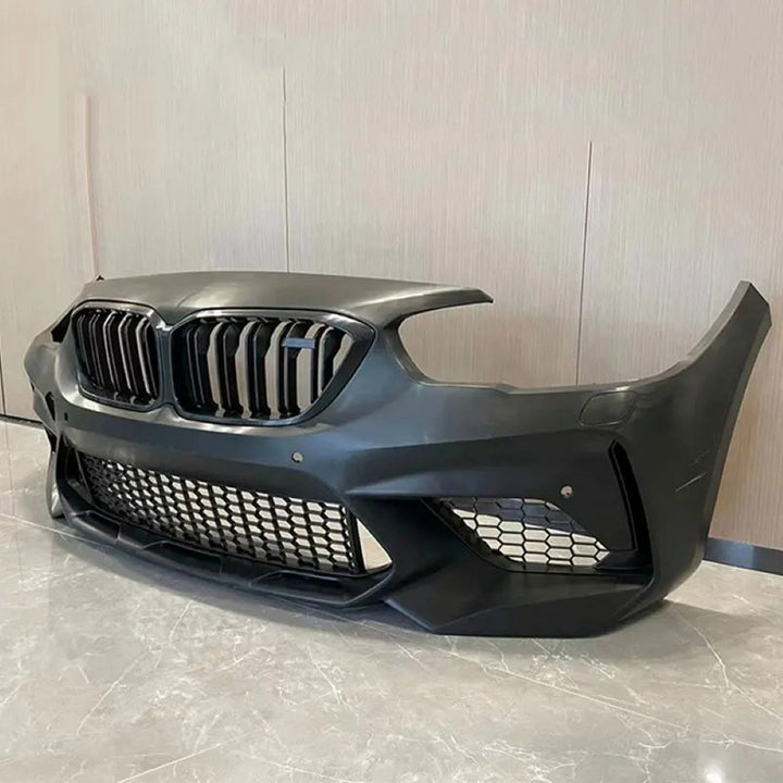 Car Craft Compatible With Bmw 1 Series F20 2012-2014 Front Bumper Upgrade Convert To F20 M2c Bumper Gril Bodykit