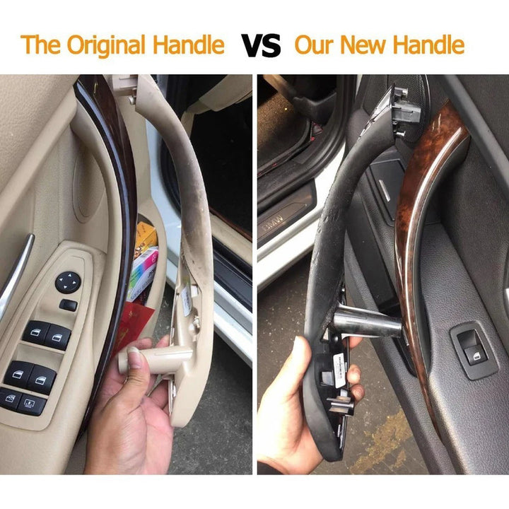Car Craft Compatible With Bmw 3 Series F30 F80 2012-2018 Car Interior Door Armrest Inside Pull Handle Single Inner Handle Set 7279313lf 7279314rf 7281467lb 7281468rb Oyester CC-7909 - CAR CRAFT INDIA