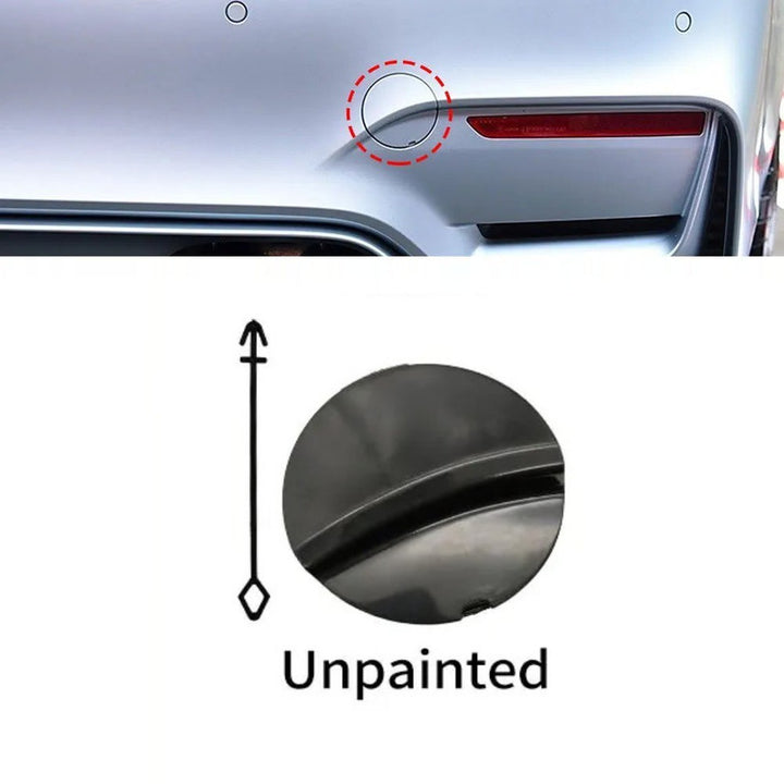Car Craft Compatible With Bmw 3 Series F30 M3 M4 F80 F82 F83 2012-2019 M Sport Rear Bumper Tow Hook Towing Tochan Trailer Cover 51128061605 Unpainted - CAR CRAFT INDIA