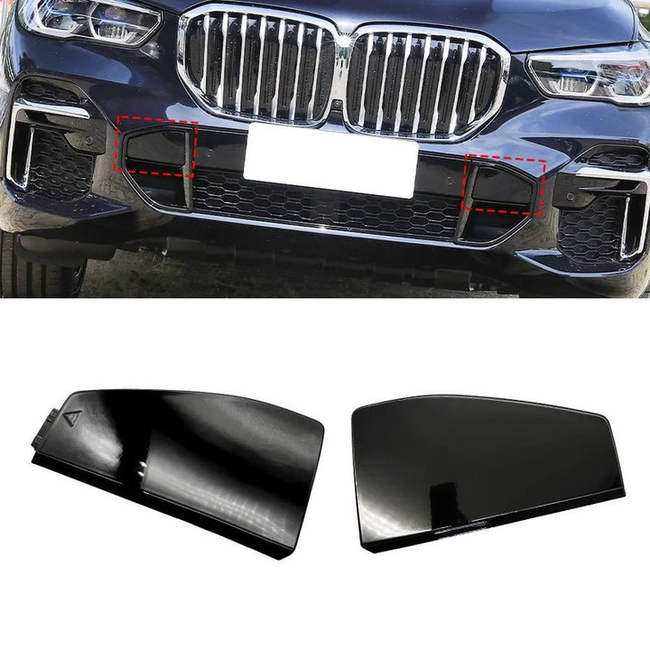 Car Craft Compatible With Bmw X5 G05 2018-2022 Front M Sport X5m Bumper Tow Hook Towing Tochan Trailer Cover 51118069237 Unpainted Right - CAR CRAFT INDIA