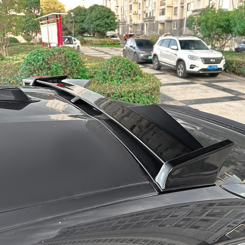 Car Craft Compatible With Bmw X6 G06 M Sport 2019+ Rear Trunk Boot Roof Wing Lip Spoiler Splitter Skirts Zst-935 Gb Glossy Black